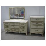 Dresser Set W/ Matching Mirror See Info