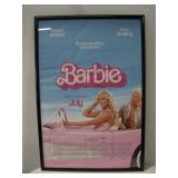 Framed Barbie Movie Poster 28' x 41' See Info