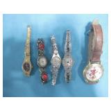 5-Assorted Watches Elmo Kathy Ireland & More