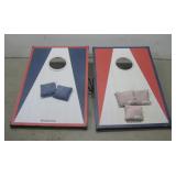 Portable Corn Hole Game Set W/ Four Bean Bags See