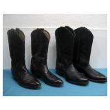 Dan Post & Ariat Leather Boots See Info