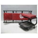 Carquest Mechanic Creeper & Rolling Seat Set
