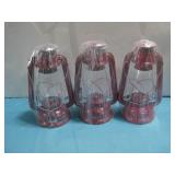 Three Stansport Kerosene Lanterns