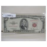(1) 1953 Red Seal U.S Note