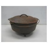No 10 Cast Iron Dutch Oven W/Lid See Info
