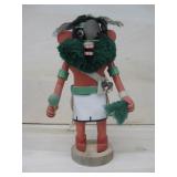 Vtg Wood Carved & Painted Kachina 9'