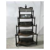 Vtg Victorian-Style Five Tiered Shelved See Info