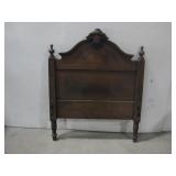 Vtg Wood Head Board 40' x 50.5'