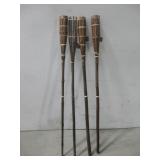 Four Tiki Torches See Info