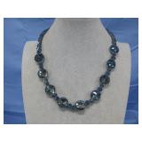Blue Faceted Czech or Austrian Blue Bead See Info