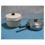 Vtg Duncan Hines Skillet & Kitchen Fair Dutch Oven