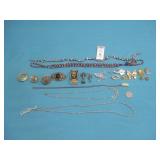 Assorted Vintage Jewelry, Matchbox & More See Info