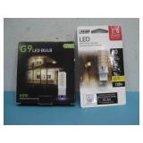 NIOB 12-Pack G9 LED Bulb & NIB Feit LED Light Bulb