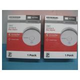Two NIP Universal Smoke & Fire Alarms