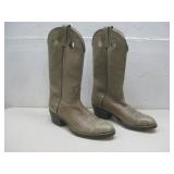 Vtg Acme Mens Leather Cowboy Boots Sz 9.5D See