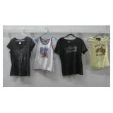 (4) Womens Assorted Harley Davidson Shirts Sz L