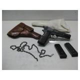 WWII FN Browning Hi Power 9mm German Marks Sheath
