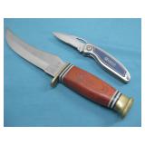 Frost Fixed Blade Knife & Kobalt Pocket Knife