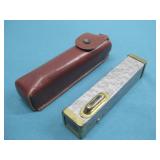 Vtg Swift & Anderson Hand Sighting Level & Case
