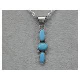 3 Stone NS Southwest Block Necklace