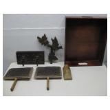 Wood Tray Vtg Wood Carved Bird Wall Decor See Info