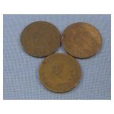 Three Indian Head Cents
