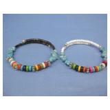 Two Wrap Bracelets By Naomi Garcia Navajo See;