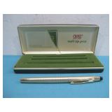 Vtg Cross 12k Gold Filled Soft Tip Pen & Case