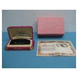 Vtg Bulova Miss America Watch Presentation Box See