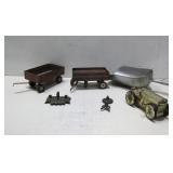 Metal Wagon, Metal Scoop, Diecast Tractor & More