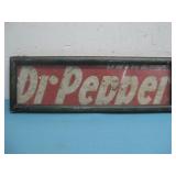 Vtg Drink Dr. Pepper Sign 15' x 5'