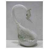 Vtg  Art Glass Swan 15'