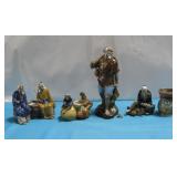 (3) Vtg Ceramic Chinese Men Figurines & More See