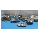 Assorted Vtg Silvertone Servingware See Info