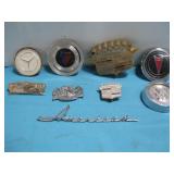 9-Vtg Auto Badges & Emblems Various Models