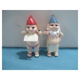 Nudist Gnomes Couple 6'