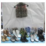 Assorted A Bean Toddler Boots & Camo Vest See Info