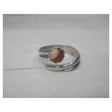 Vtg S.S. Multicolor Wrap Around Ring Tested
