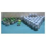 Large Collection Of Baby Food Glass Jars W/Lids