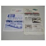 (4) Vtg Automobile Promotional Ephemera See Info