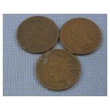 Three Indian Head Cents