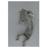 Sterling Silver Tested Kokopelli Pendant