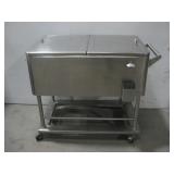 Rolling Cooler Cart 41' x 21' x 33' See Info