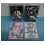 Four 2022-2025 Assorted NFL Trading Cards