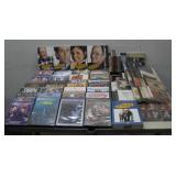 (50+) Assorted DVDs & CDs