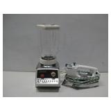 Vtg Osterizer Blender & Dominion Steam Iron See