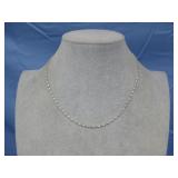S.S Singapore Twist Chain Diamond Necklace
