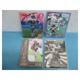 Four 1993-2022 Assorted NFL Trading Cards See Info