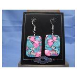 Navajo Cotton Candy Dangle Earrings Jameson Pete