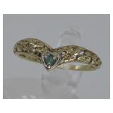 10KT Gold Ring Hallmarked JEM